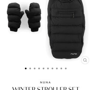 Nuna Black Winter Stroller Set.